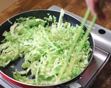 春キャベツと搾菜の旨味炒め作り方5写真