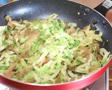 春キャベツと搾菜の旨味炒め作り方6写真