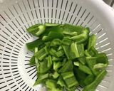 ナスとピーマンの鶏肉甘酢丼作り方2写真