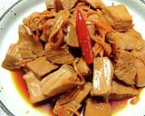 まぐろの佃煮(めばちまぐろのアラを使い)作り方9写真