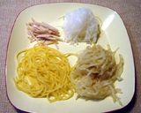 ㌍↓しらたきdeダイエットパスタ作り方1写真