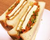 キャベツ人参厚揚げのカレー風味サンド作り方4写真