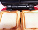 焼き豚とネギマヨのホットサンド作り方2写真
