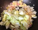 超楽々 パラパラレタスチャーハン作ります作り方4写真