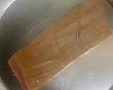 中トロの酢醤油締め炙りカルパッチョ作り方2写真