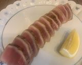 中トロの酢醤油締め炙りカルパッチョ作り方4写真