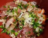 【ダイエット飯】オートミールの海鮮丼作り方3写真