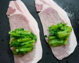 簡単！生姜焼き☆大根の葉の肉巻き作り方3写真