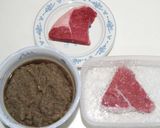 ステーキ肉に炭酸水・舞茸・無添加の比較作り方2写真