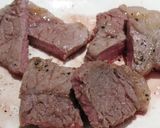 ステーキ肉に炭酸水・舞茸・無添加の比較作り方6写真