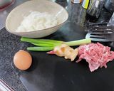 長岡　生姜醤油チャーハン作り方1写真