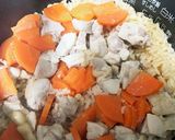 簡単！鶏モモ肉とニンジンの炊き込みご飯作り方5写真