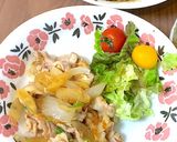 簡単炒めるだけ★豚バラ肉おろしのたれ炒め作り方8写真