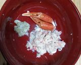 カニのトマトクリームパスタ作り方1写真