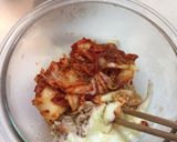 ツナキムチーズ豆腐ダイエット★レンジ簡単作り方11写真