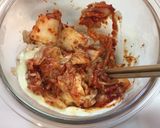 ツナキムチーズ豆腐ダイエット★レンジ簡単作り方12写真