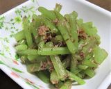 シャキシャキフキの、香味ペースト和え作り方6写真
