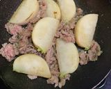 蕪と牛バラと糸こんにゃくの中華すき焼き風作り方3写真