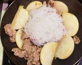 蕪と牛バラと糸こんにゃくの中華すき焼き風作り方4写真