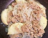 蕪と牛バラと糸こんにゃくの中華すき焼き風作り方7写真