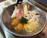 マヨタマ炒め作り方1写真