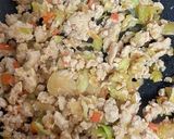 カット野菜で鶏そぼろ作り方3写真