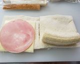 ２才３ヶ月！簡単ロールサンド弁当作り方3写真