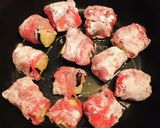 節約肉巻●豚肉ナスのギュー抱っこ照り照り作り方4写真