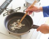 しらすと春野菜のライスパスタ作り方4写真
