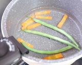 『いんげんとにんじんの甘辛チキンロール』作り方4写真