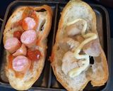 バゲットでホットサンド作り方2写真
