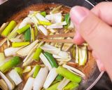豚肉とネギの醤油焼き作り方3写真