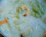 鮭と白菜の味噌クリーム煮作り方6写真
