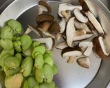 塩豚旨煮とそら豆の炊き込みご飯作り方1写真