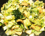 生揚げとキャベツのニラだれ炒め作り方5写真