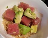 【ダイエット飯】ハワイを感じるアヒポキ丼作り方2写真