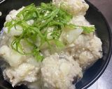 鶏団子とたたき長芋のシャキトロ煮作り方8写真
