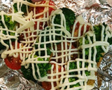 ちくわとトマトマヨチーズ焼き作り方3写真