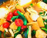 ダイエット美容♡味付け稲荷入り豆腐チゲ作り方4写真