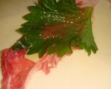 梅肉と大葉で簡単♪さっぱり豚肉チーズ作り方1写真
