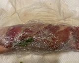 レンジで鶏もも肉の大葉チーズロール♪作り方5写真