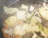 あと一品に！野菜たっぷり即席かきたま汁作り方4写真