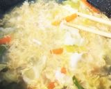 あと一品に！野菜たっぷり即席かきたま汁作り方7写真