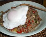簡単♪挽肉でタイ風そぼろご飯作り方7写真