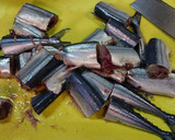 骨ごと食べられるサンマの煮物作り方1写真