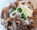 牛肉とゴボウのジューシー炊き込みご飯作り方6写真