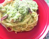 絶品★枝豆とエビの春色パスタ作り方6写真