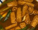 レトルトカレーで作るカレーつけ蕎麦作り方3写真