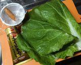 香味ペースト・青菜巻きおにぎりウインナー作り方1写真