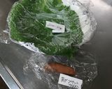 香味ペースト・青菜巻きおにぎりウインナー作り方2写真